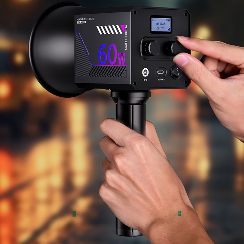 60W RGB Video Işığı Taşınabili - Photography Lighting Meter incelemesi ve fiyatı